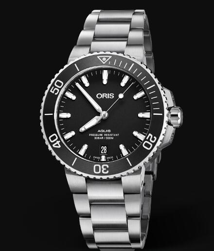 Review Oris Aquis Date 39.5mm Replica Watch 01 733 7732 4124-07 8 21 05EB